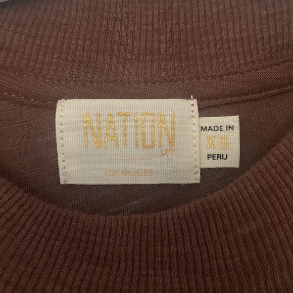 NWOT NATION LTD brown maxi dress size XS - Picture 5 of 11